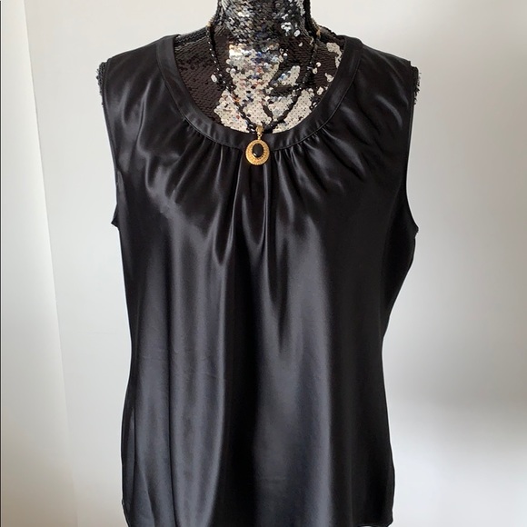 Beautiful black blouse by M Collection - Picture 1 of 3